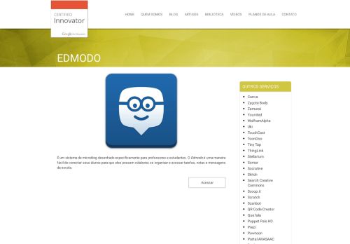 
                            4. Edmodo - Google Innovators Brasil