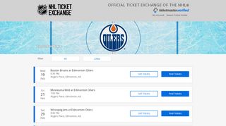 
                            8. Edmonton Oilers Tickets 2018-19 | NHL Official Ticket Exchange