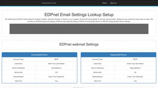 
                            11. EDPnet Email Settings | EDPnet Webmail | EDPnet Email