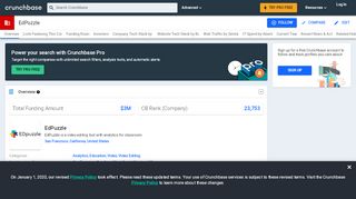 
                            12. EdPuzzle | Crunchbase