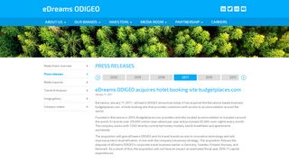 
                            7. eDreams ODIGEO acquires hotel booking site budgetplaces.com ...