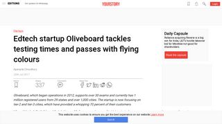 
                            11. Edtech startup Oliveboard tackles testing times and passes with flying ...