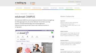 
                            3. edubreak CAMPUS — e-teaching.org