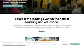 
                            10. Educa 24–25 Jan | Largest event for the education and training sector