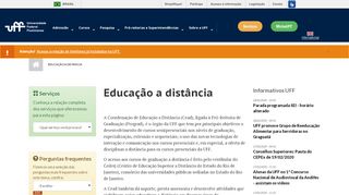 
                            4. Educação a distância | Universidade Federal Fluminense - UFF