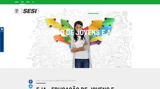 
                            5. Educação de Jovens e Adultos | SESI