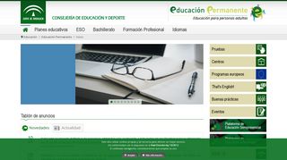 
                            1. Educación Permanente - Junta de Andalucía