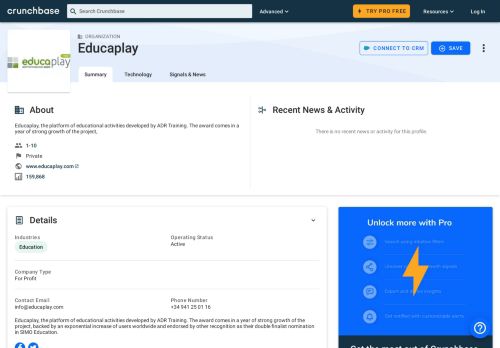 
                            11. Educaplay | Crunchbase