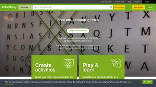 
                            2. Educaplay: Free educational games generator