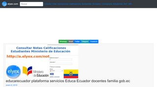 
                            9. educarecuador plataforma servicios Educa Ecuador docentes familia ...