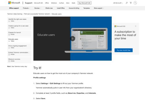 
                            13. Educate users - Office 365