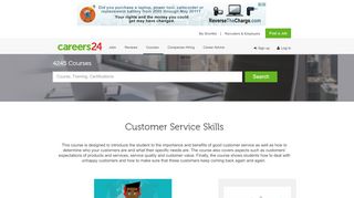 
                            9. Educate24 Customer Service Skills Duration: 6 Weeks ... - Careers24