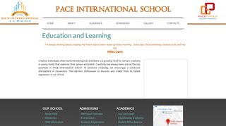 
                            3. Education and Learning - PACE International School Sharjah