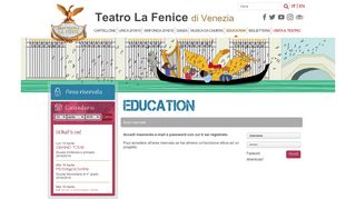 
                            5. Education - Area Riservata | Teatro La Fenice