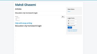 
                            11. Education city homework login - Mahdi Ghasemi