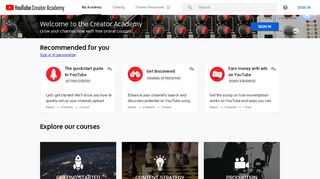 
                            2. Education & Courses for YouTube Creators - Creator Academy ...