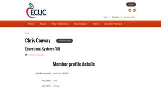
                            6. Education Credit Union Council - Member public profile