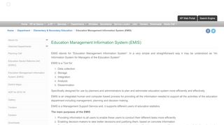 
                            4. Education Management Information System (EMIS)