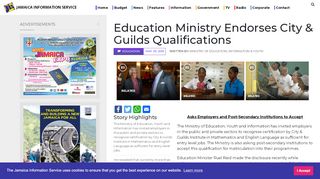 
                            13. Education Ministry Endorses City & Guilds Qualifications - Jamaica ...