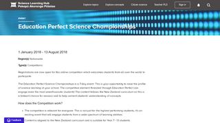 
                            7. Education Perfect Science Championships — Science Learning Hub