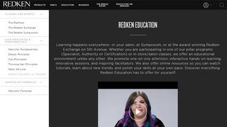 
                            3. Education | Redken Pro