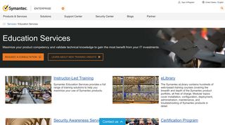 
                            3. Education Services | Symantec