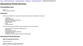 
                            10. Educational Portal Services