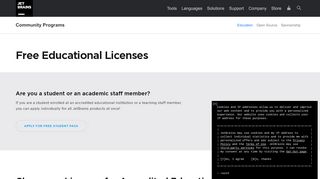 
                            2. Educational Programs - JetBrains