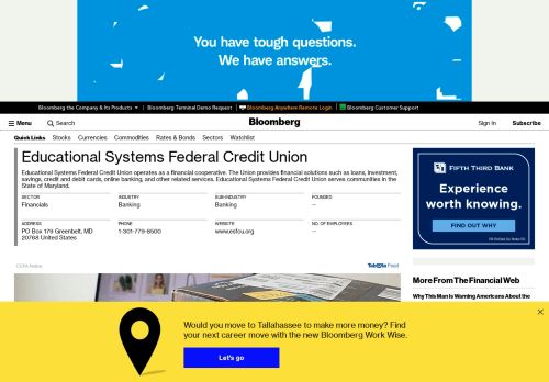 
                            8. Educational Systems Federal Credit Union: Private Company ...