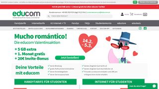 
                            4. educom - der Studententarif für Handy und Internet