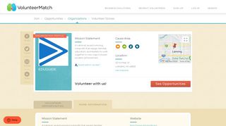 
                            12. EDUGUIDE Volunteer Opportunities - VolunteerMatch