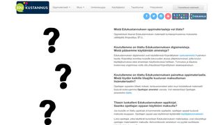 
                            3. edukustannus.fi - Usein kysyttyä