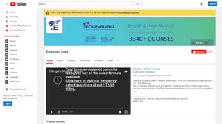 
                            6. Edunguru - YouTube