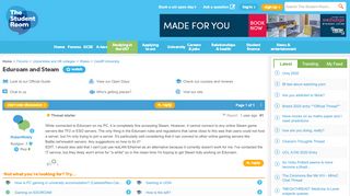 
                            11. Eduroam and Steam - The Student Room