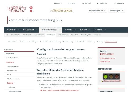 
                            11. eduroam Android - Universität Tübingen