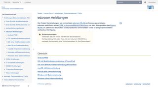 
                            7. eduroam Anleitungen - Docs - TUM Wiki