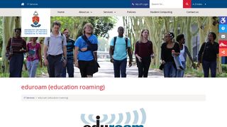 
                            2. eduroam (education roaming) - University of Pretoria