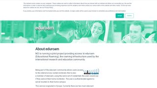 
                            11. eduroam (Educational Roaming) | Wifi | IT Services | NCI