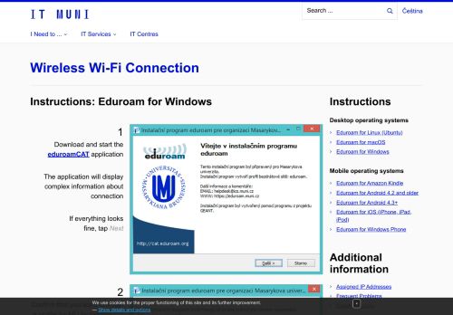 
                            5. Eduroam for Windows | IT services at Masaryk Univesity - IT MUNI