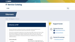 
                            8. Eduroam | IT Service Catalog