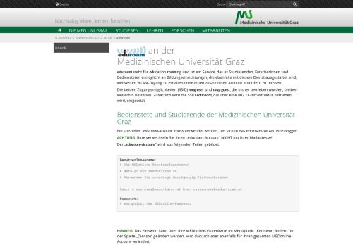 
                            8. eduroam - Med Uni Graz