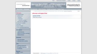 
                            10. eduroam mit Apple iPad - Datennetz und Medientechnik - Universität ...