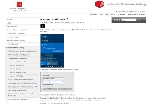 
                            3. eduroam mit Windows 10 | Zentrum für ... - ZDV Uni Mainz