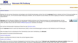 
                            13. Eduroam PH-Freiburg