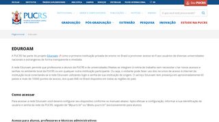 
                            10. Eduroam - PUCRS - Portal