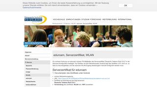 
                            9. eduroam, Serverzertifikat, WLAN - Pädagogische Hochschule ...