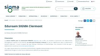 
                            12. Eduroam SIGMA Clermont | www.sigma-clermont.fr