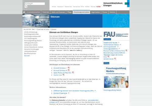 
                            13. Eduroam - Uni-Klinikum Erlangen