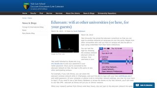 
                            6. Eduroam: wifi at other universities (or here, for your guests) | Lillian ...