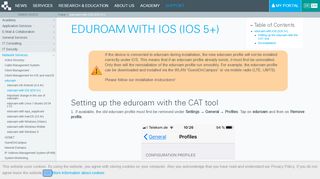 
                            2. eduroam with iOS [GWDG /docs]